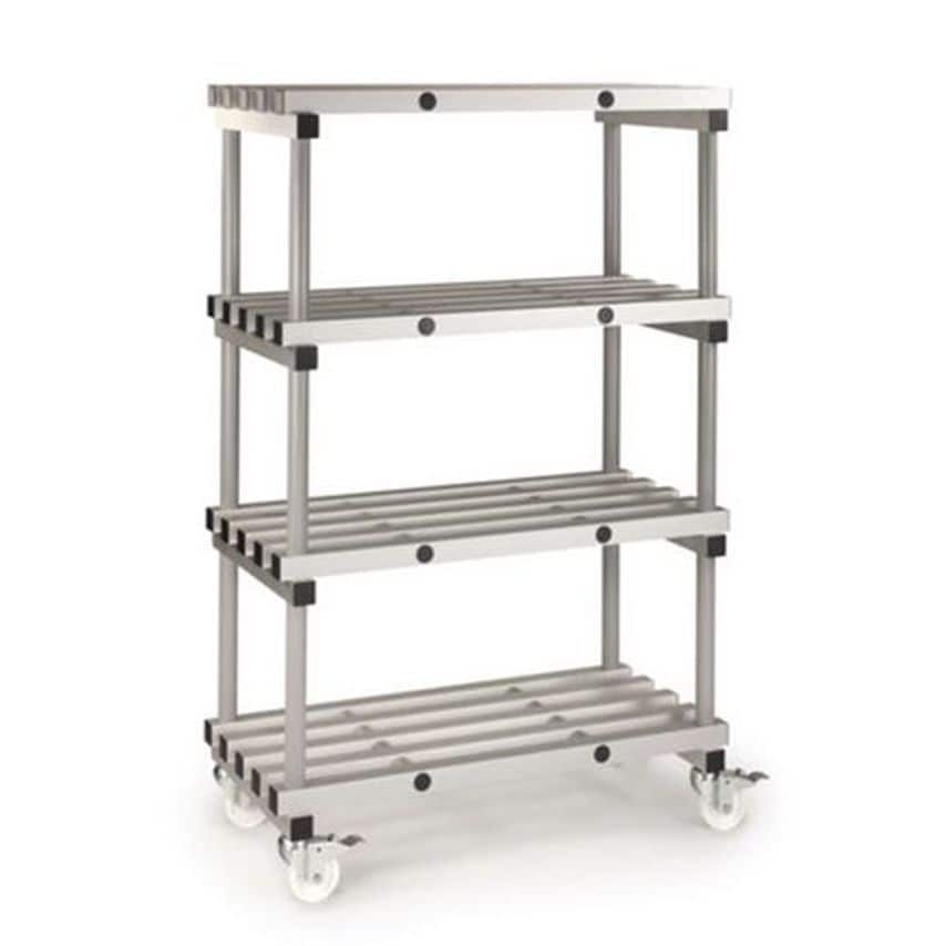 Slingsby Anodised Aluminium Shelving - Up to 480kg - Mobile Units 359748