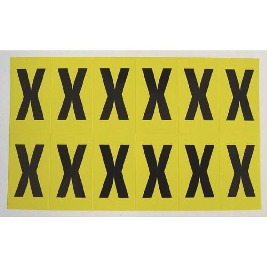 Slingsby Self-adhesive Numbers and Letters - Letter X 3004YX