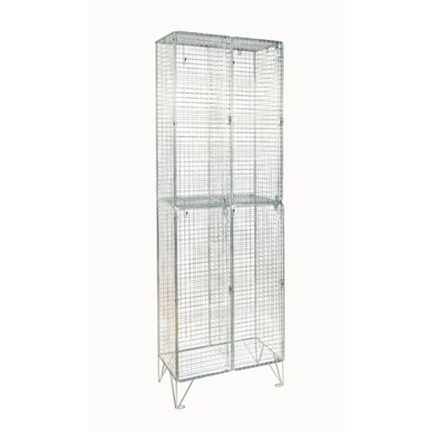 Slingsby Heavy Duty Wire Mesh Lockers (8mm Dia.) - Two Door 312652