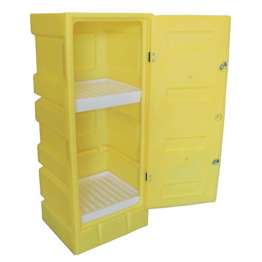 Slingsby Small Plastic COSHH Hazardous Storage Cabinets 328248