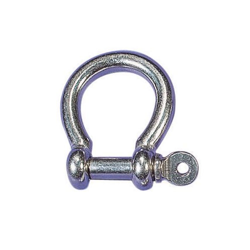 Slingsby Stainless Steel Shackles, Bow Type, 0.6T Wll
