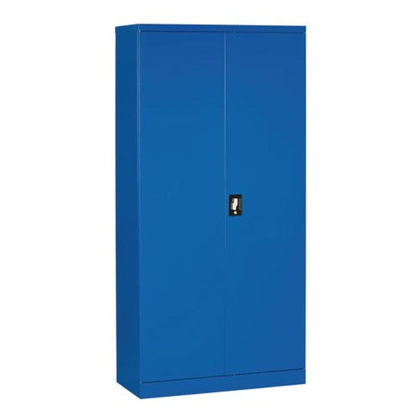 Slingsby Steel Workplace Cupboards, Blue H X W X D - 2000 X 1000 X 500mm