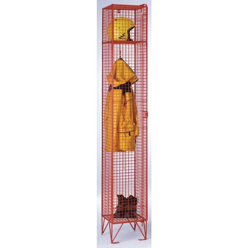 Slingsby Coloured Wire Mesh Lockers - Red 313732