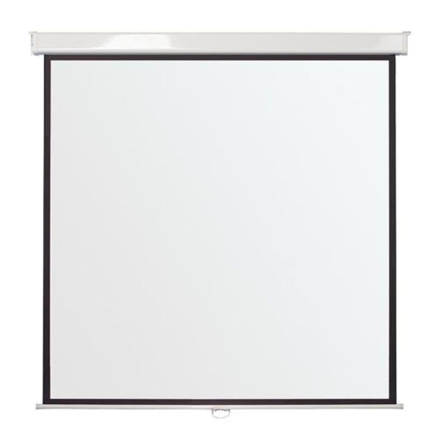 Slingsby Economy Pull Down Wall Projector Screens with Black Border W X H 2000 X