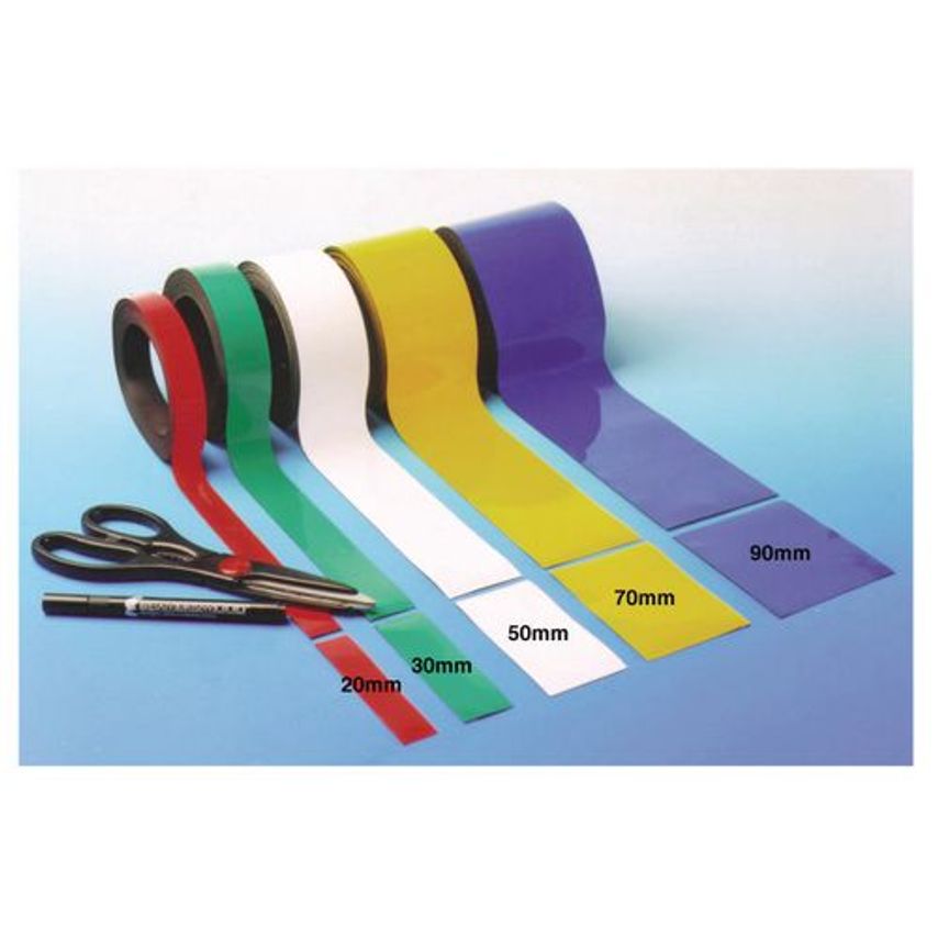Slingsby Magnetic Easy Wipe Racking Label Tape - Green - 15mm X 10m 311551