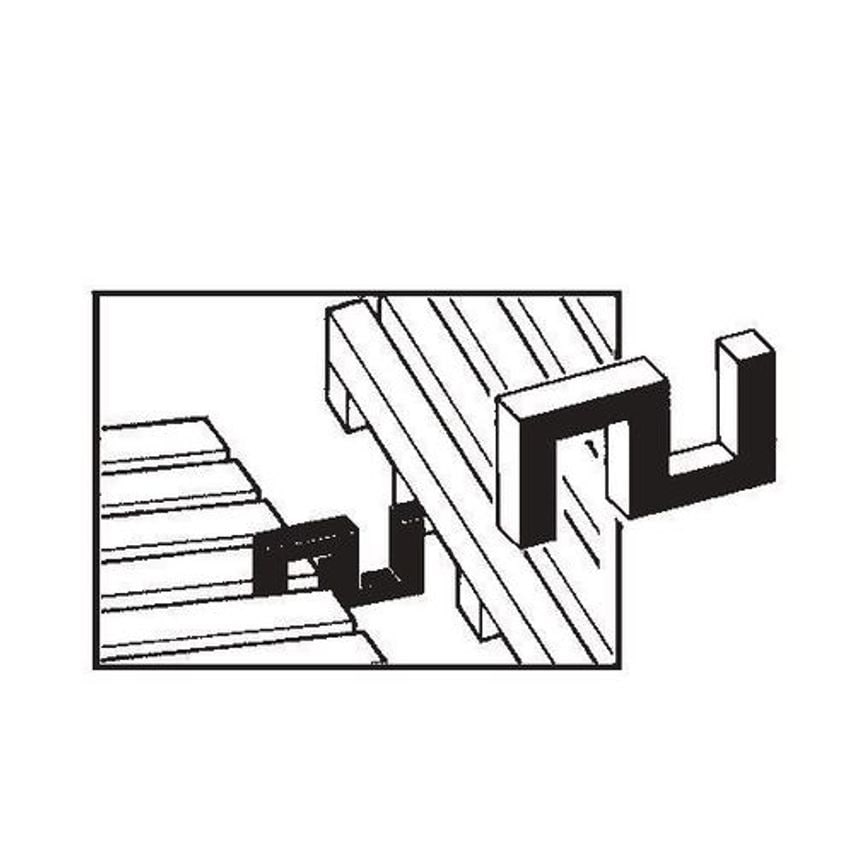 Slingsby Vynagrip Heavy Duty PVC Matting - Connector Clips - Side to End