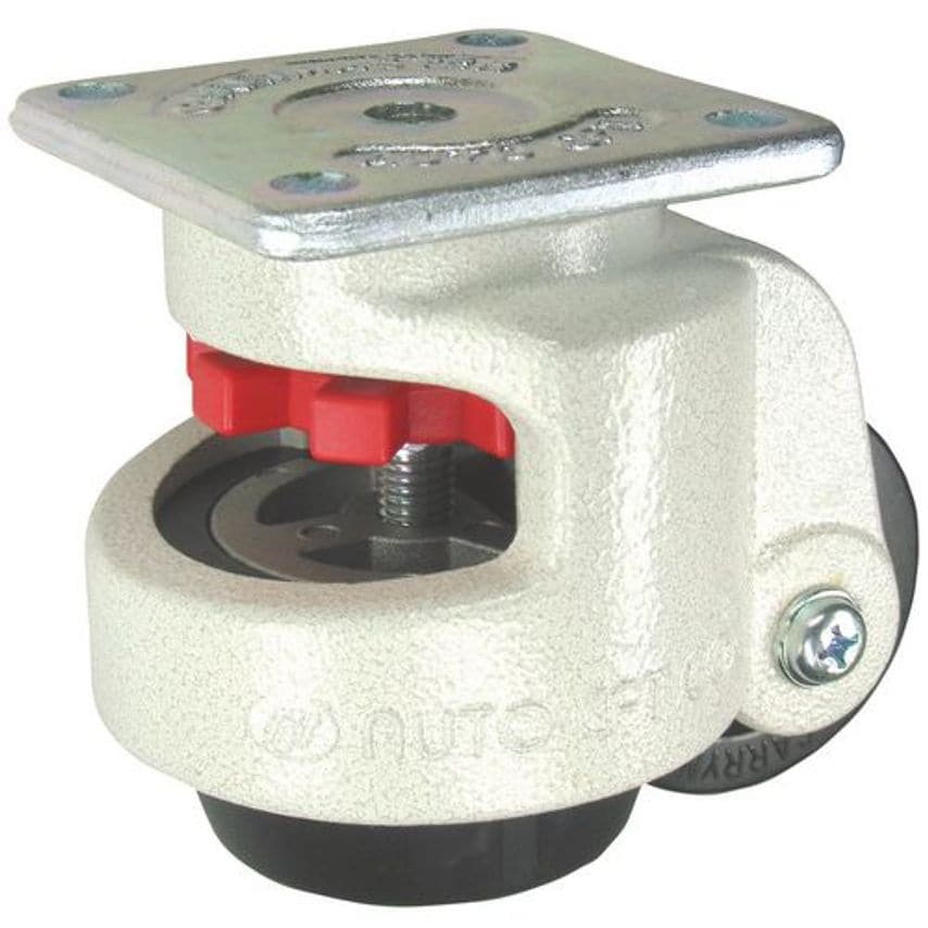 Slingsby Nylon Wheel & Anti-Vibration Levelling Feet, Swivel Plate Fixing 357436