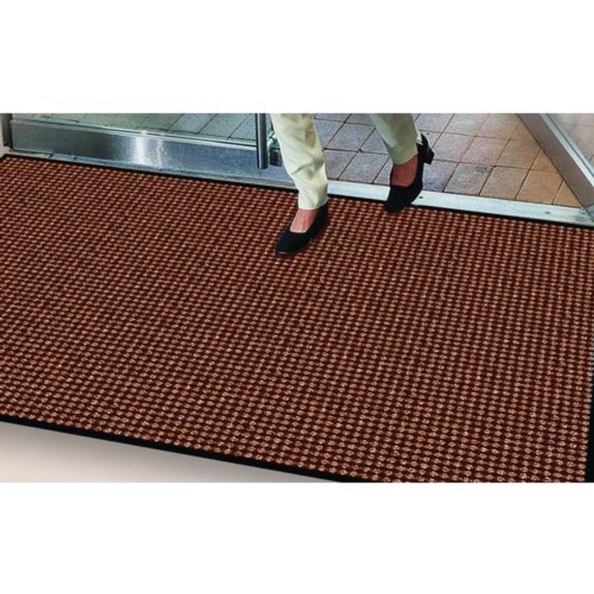 Slingsby Prestige Entrance Mat - Chocolate - Choice of Three Sizes 373393
