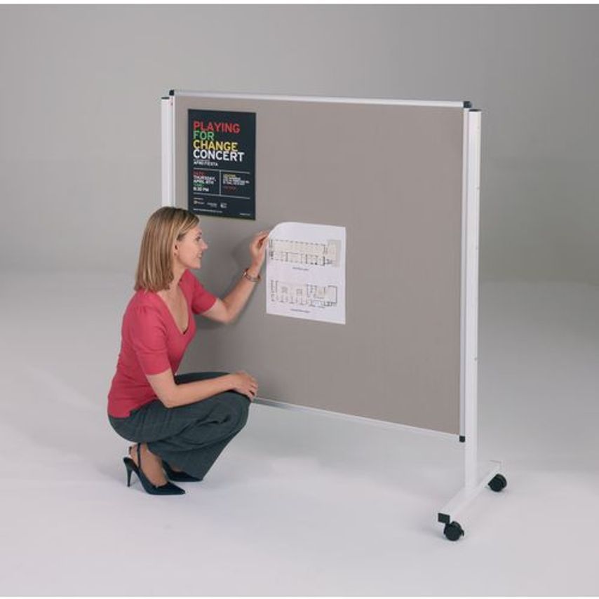 Slingsby Height Adjustable Mobile Double Sided Noticeboards 409640