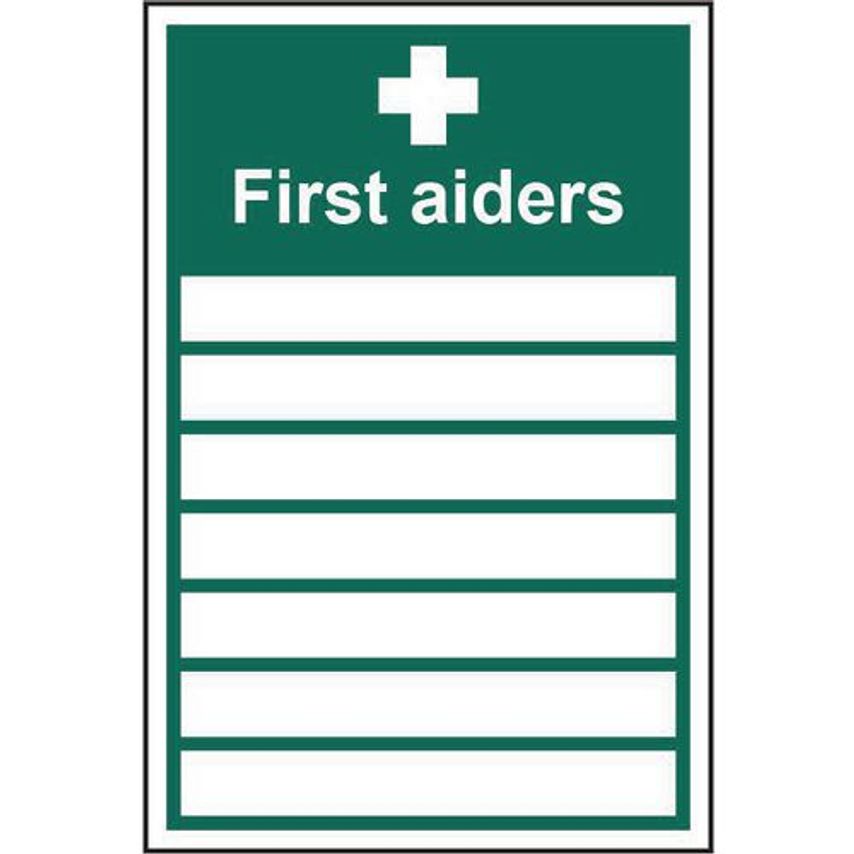 Slingsby First Aider Identification Sign 419742