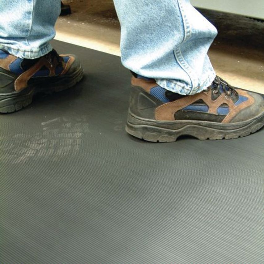 Fine Fluted Ribbed Rubber Matting