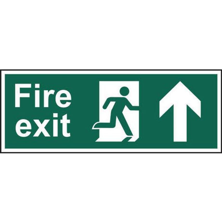 Slingsby Fire Exit Arrow Up Sign 419174