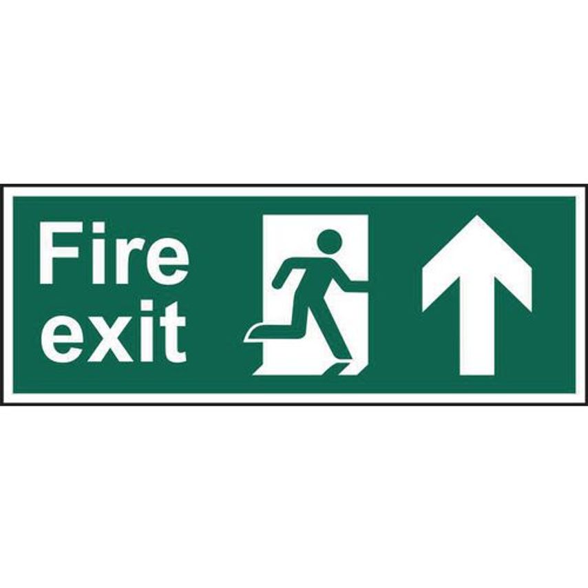 Slingsby Fire Exit Arrow Up Sign 419170