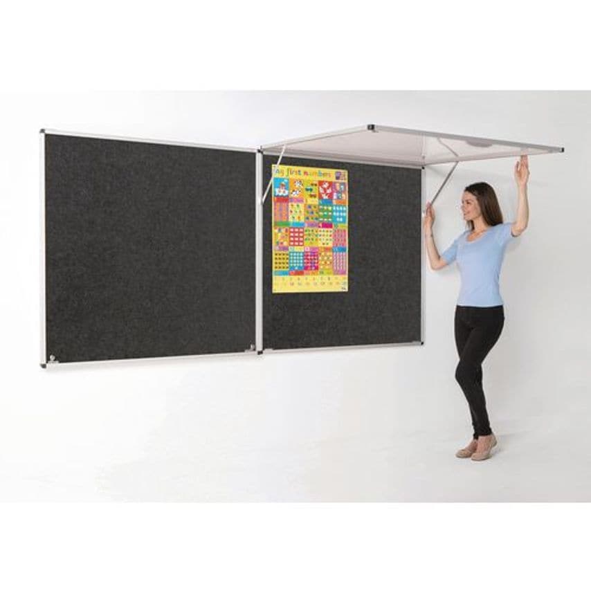 Slingsby Eco-colour Top Hinged Fire Resistant Tamperproof Lockable Office Notice
