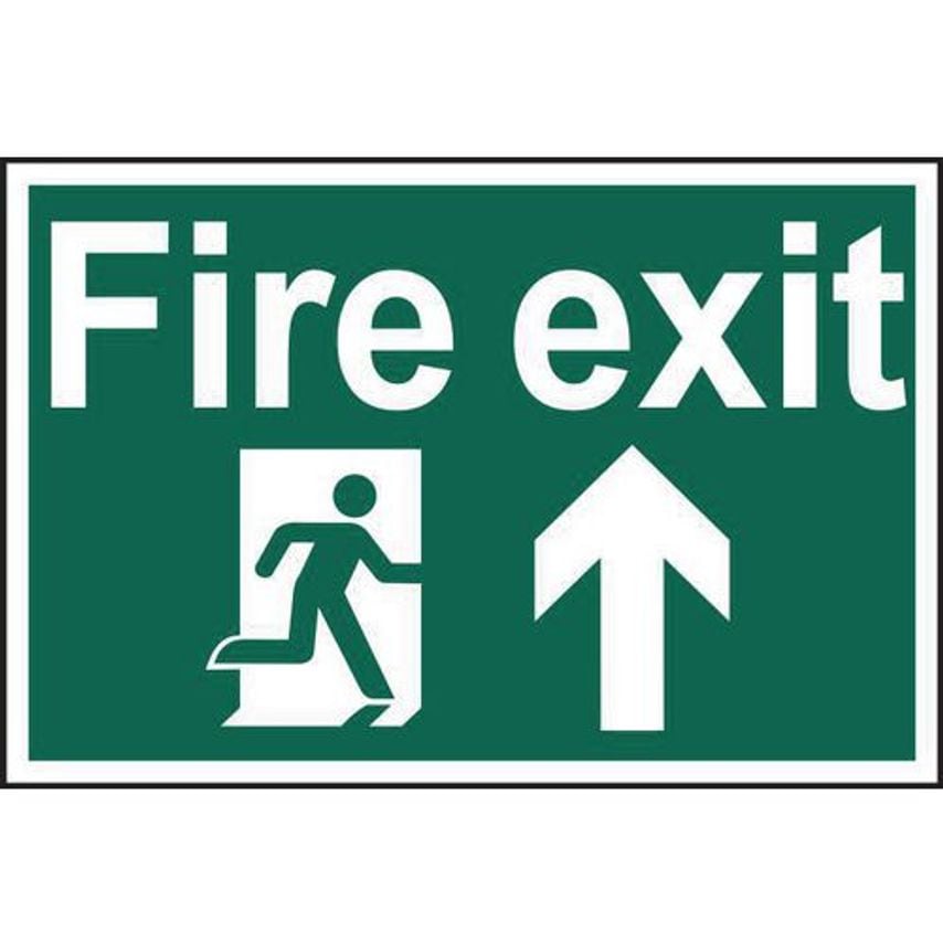 Slingsby Fire Exit Arrow Up Sign 419191