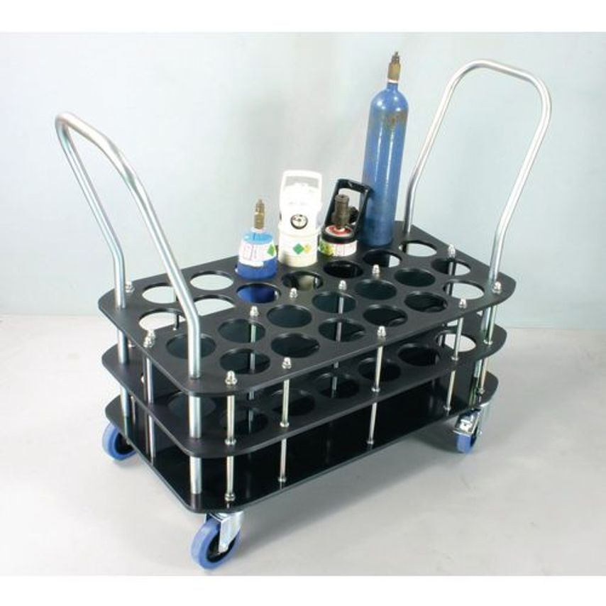 Slingsby Oxygen Cylinder Trolley for 26 X 100mm Diameter Bottles