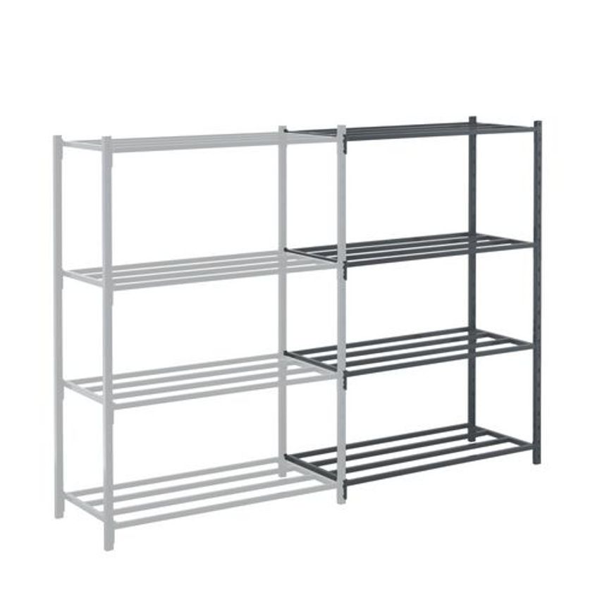 Slingsby 2500mm High Heavy Duty Tubular Shelving with Chipboard Shelf Covers 427