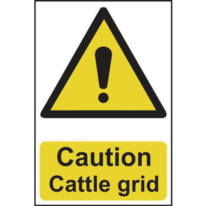 Slingsby Caution Cattle Grid Sign 423125