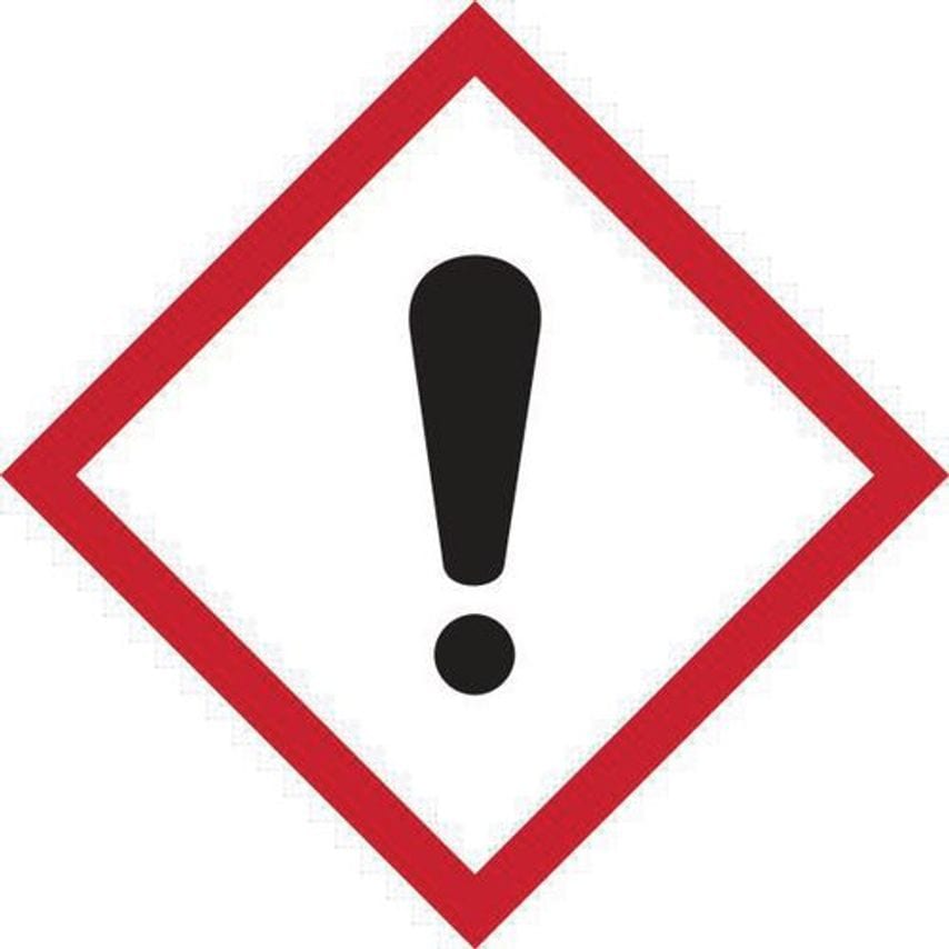 Slingsby COSHH GHS Irritant Symbol Label 423648