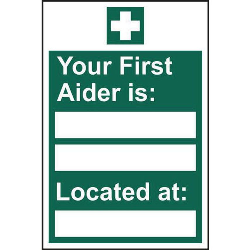 Slingsby First Aider Location Identification Sign 420299