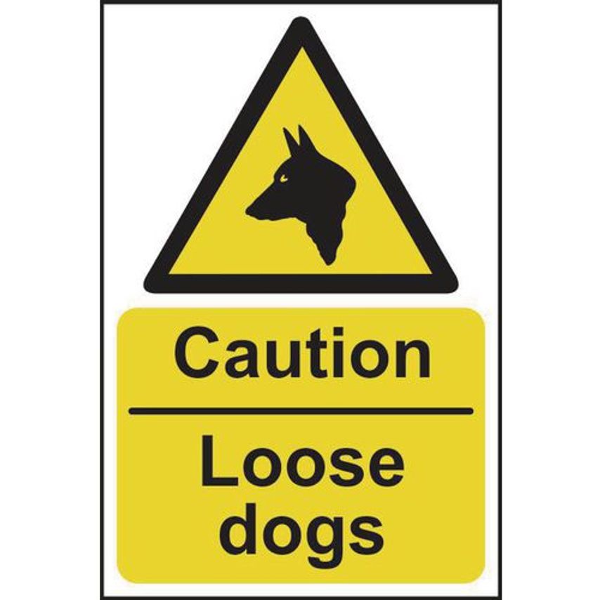 Slingsby Caution Loose Dogs Sign 423144