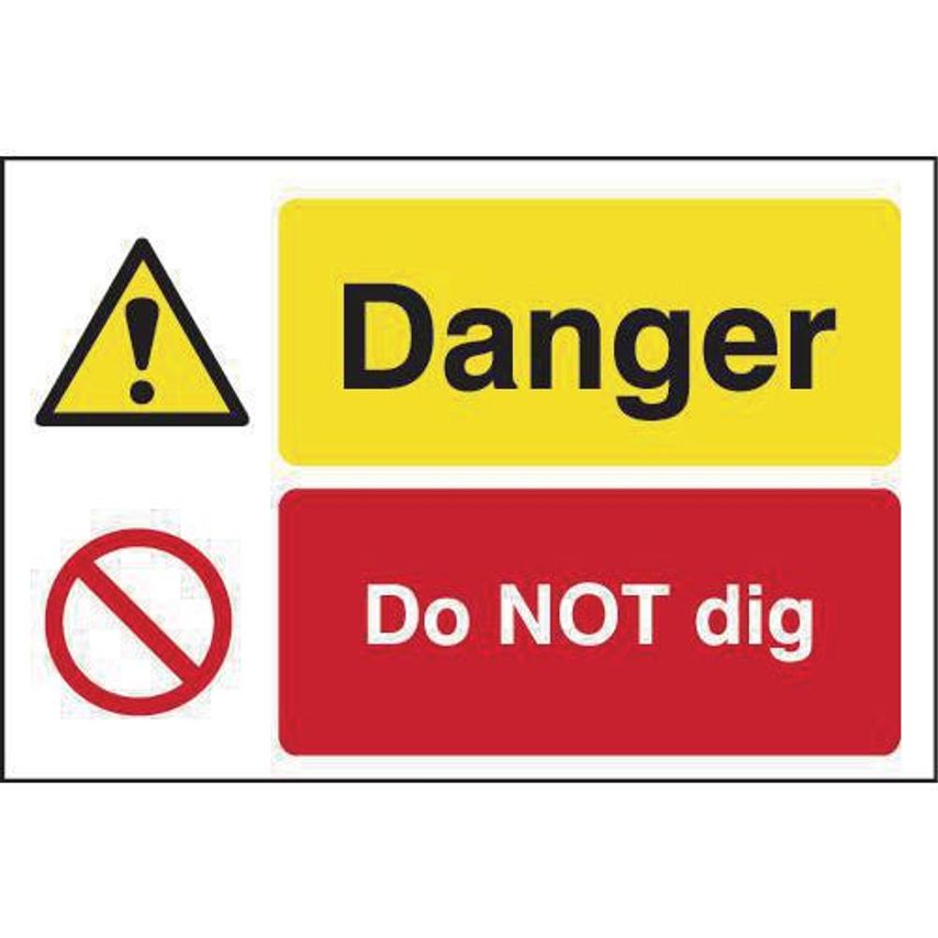 Slingsby Danger Do Not Dig Sign 423670