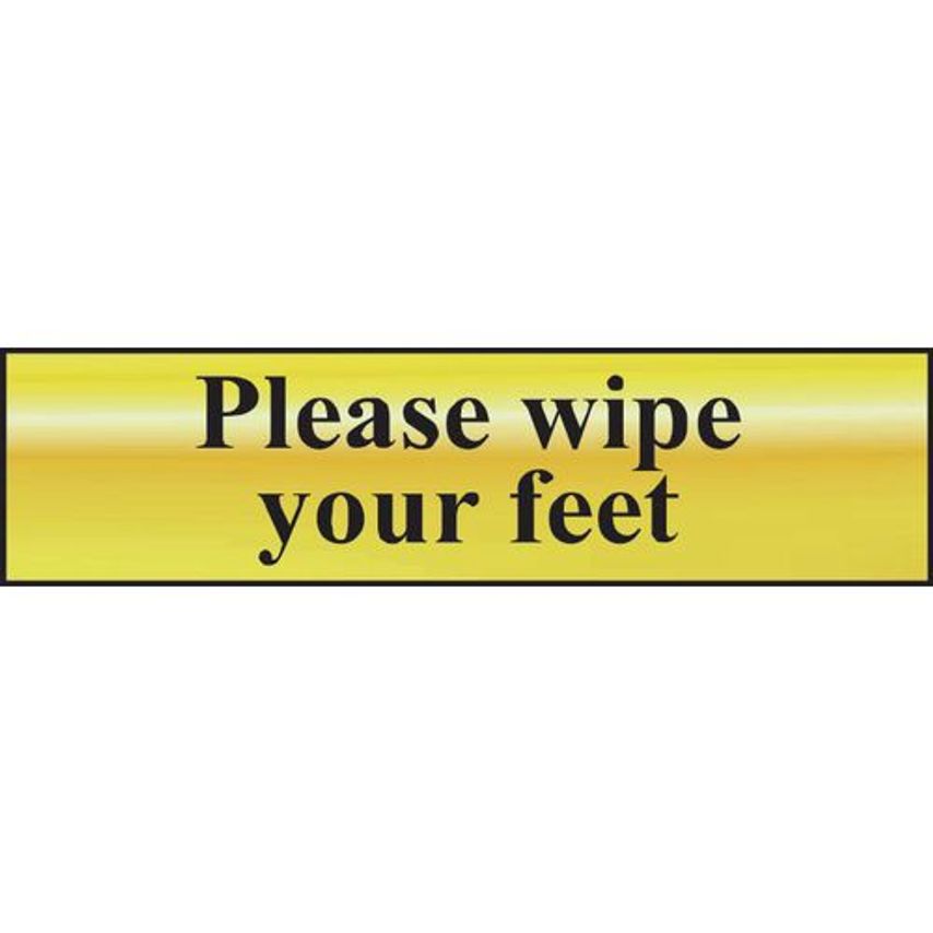 Slingsby Please Wipe Your Feet Sign 422663