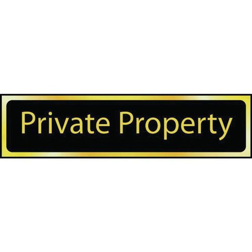 Slingsby Private Property Sign 422670