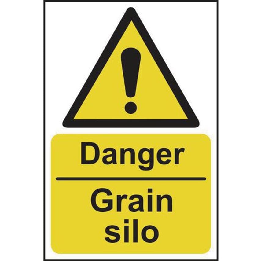 Slingsby Danger Grain Silo Sign 423205