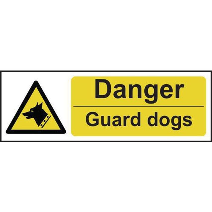 Slingsby Danger Guard Dogs Sign 423214