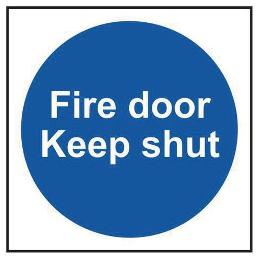 Slingsby Fire Door Keep Shut - Multipack of 10 Signs 421607