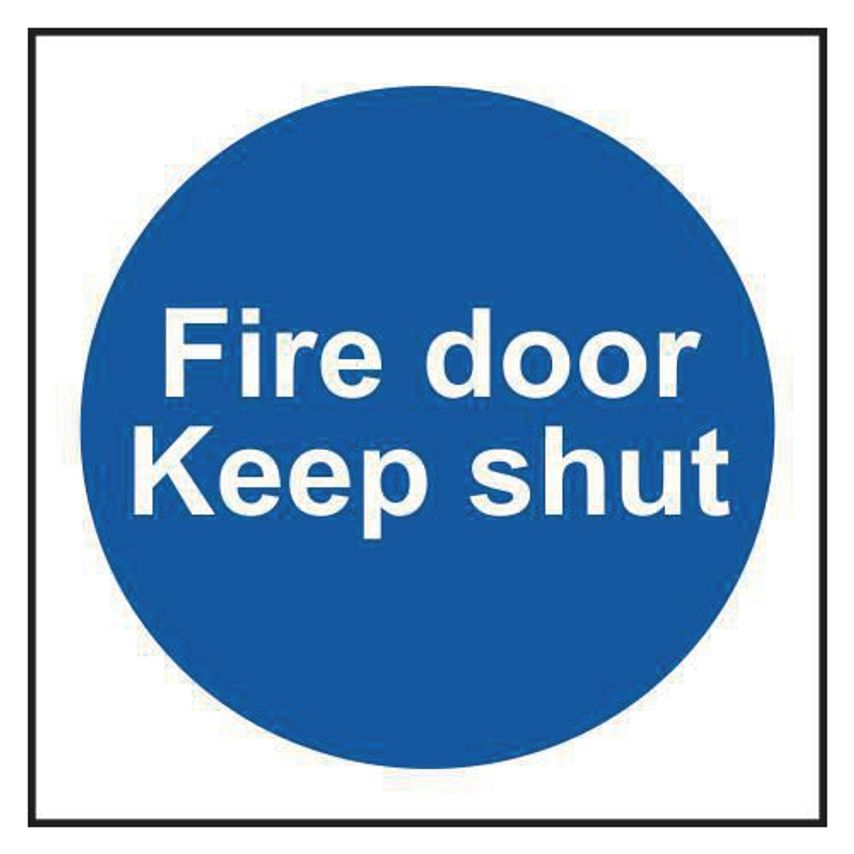 Slingsby Fire Door Keep Shut - Multipack of 10 Signs 421608