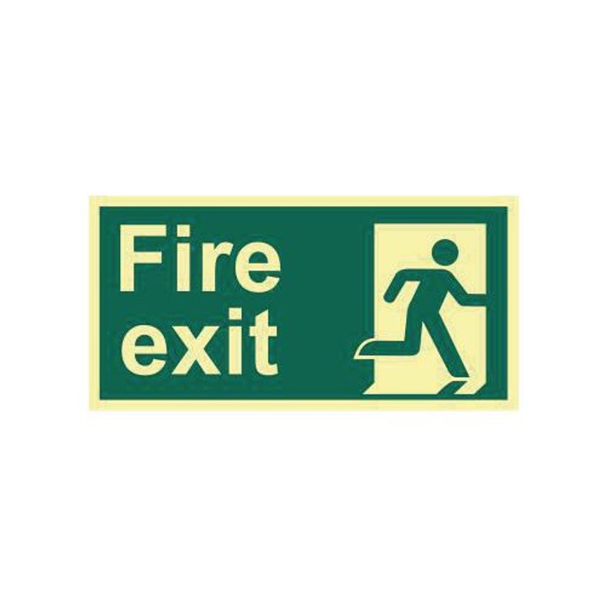 Slingsby Fire Exit (Man Right) Sign 421196
