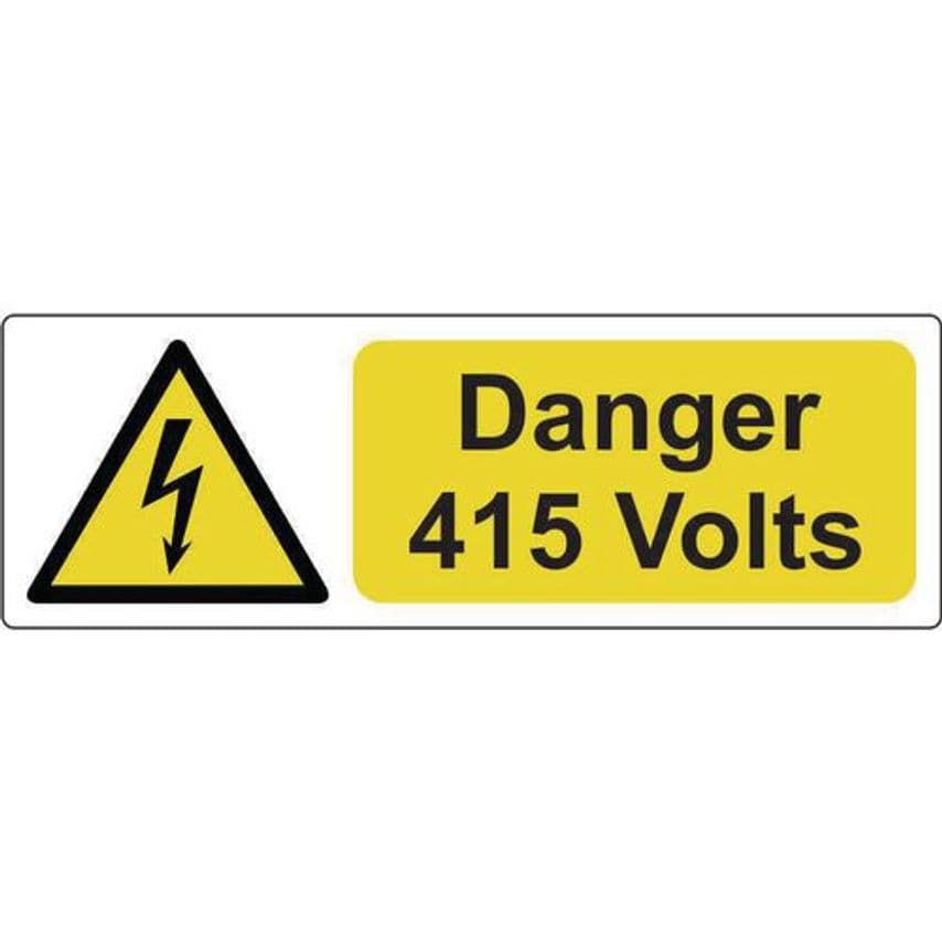 Slingsby Danger 415 Volts Labels 423376