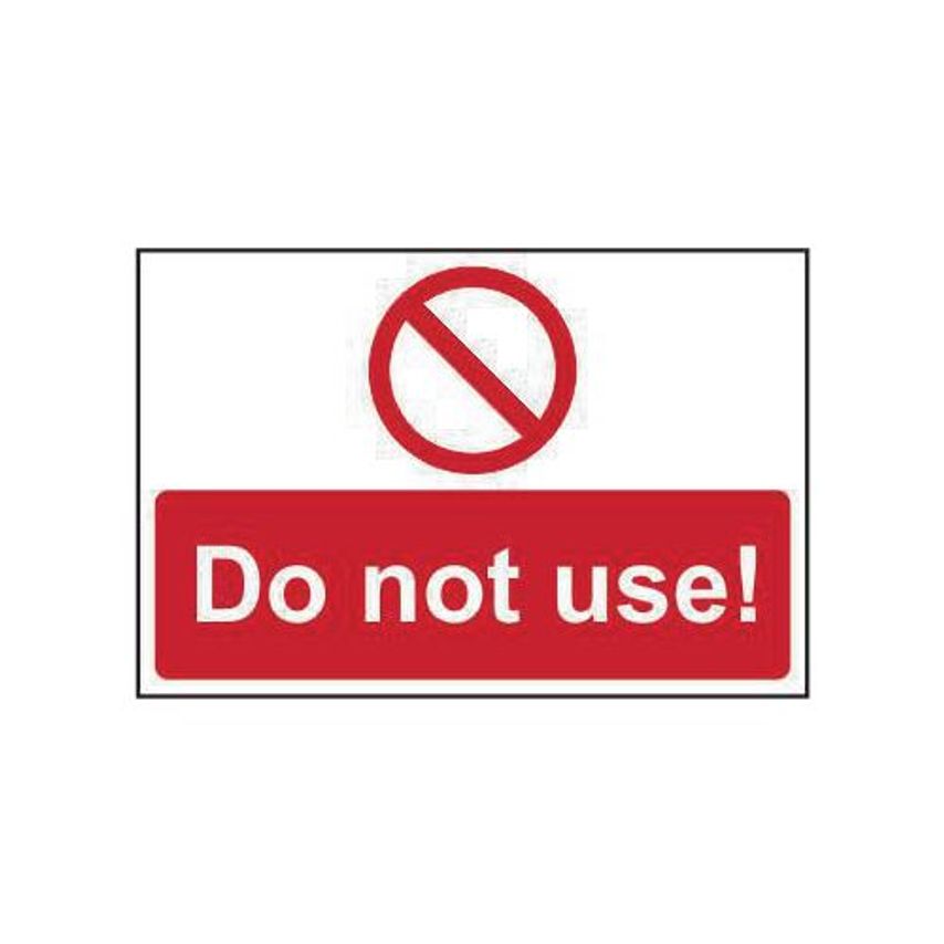 Slingsby 424469 Do Not Use Sign