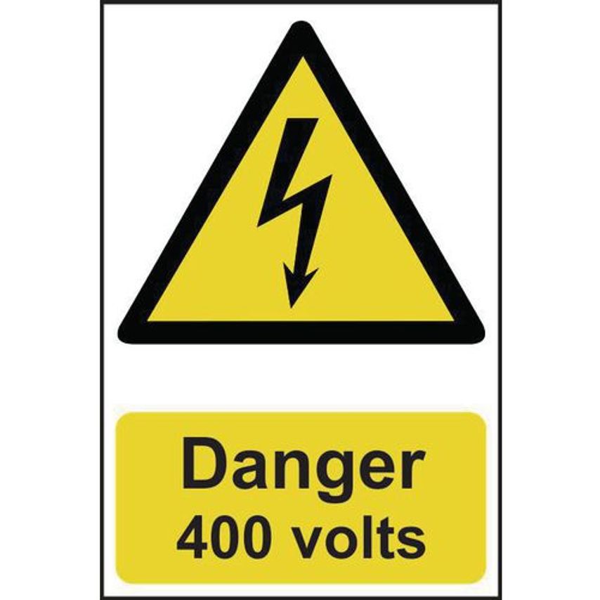 Slingsby Danger 400 Volts Sign 422962