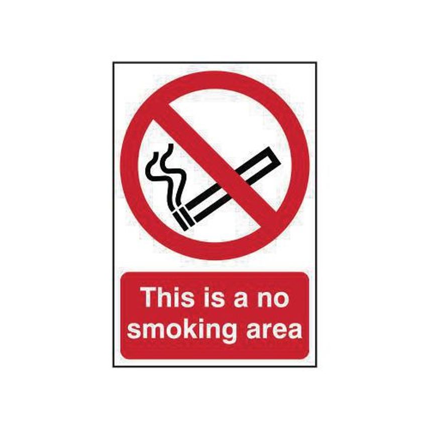 Slingsby This is A No Smoking Area Sign 422017