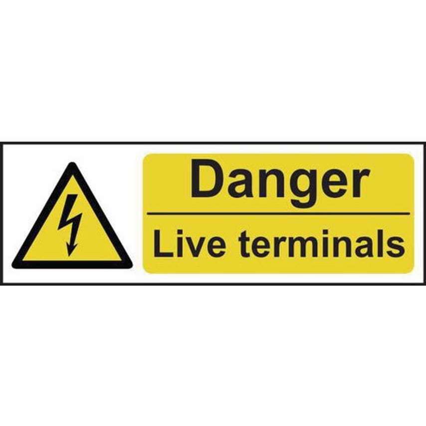 Slingsby Danger Live Terminals Sign 423043