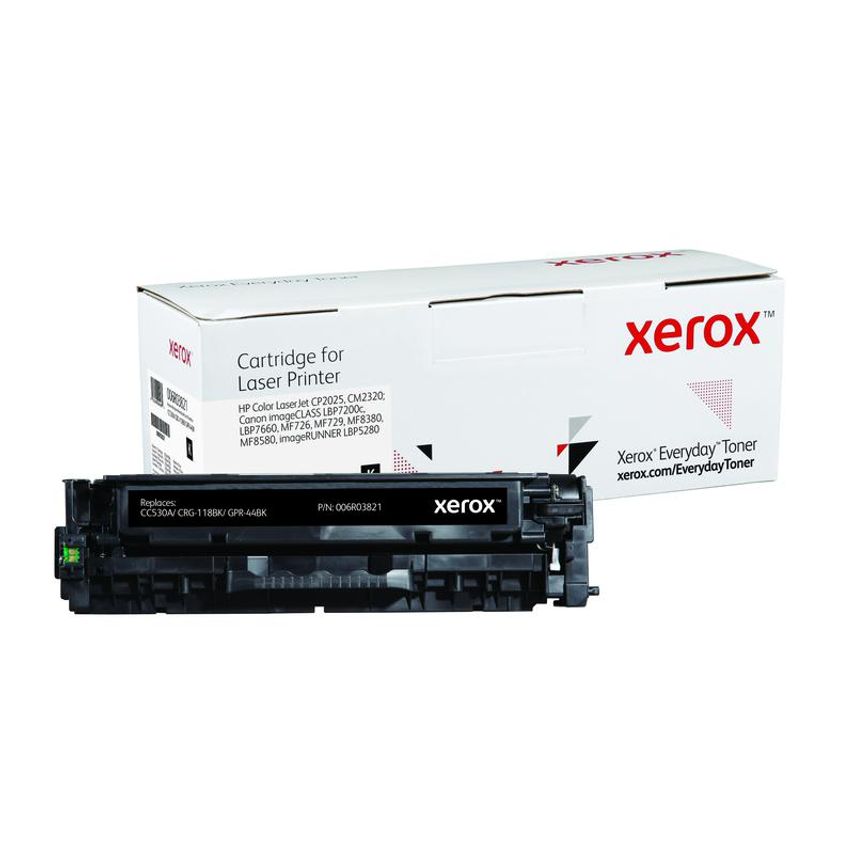 Xerox Everyday Toner for HP CC530A/CRG-118BK/GPR-44BK Black Laser Toner 006R0382