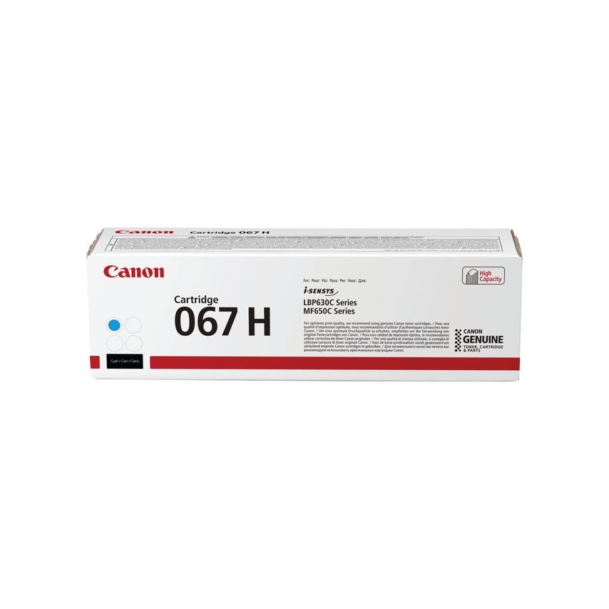 Canon 067H Toner Cartridge Original Cyan