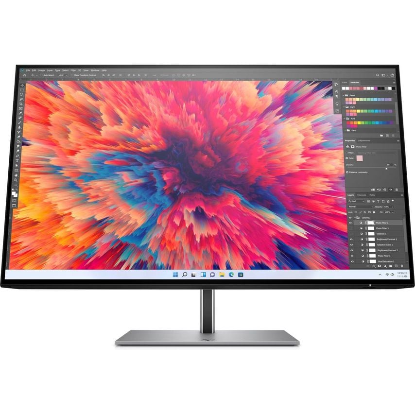 HP Z24q G3 Computer Monitor 60.5 Cm (23.8") 2560 X 1440 Pixels Quad Hd Silver -