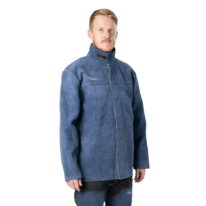Bohler Welding Leather Flame Resistant Welding Jacket - XL