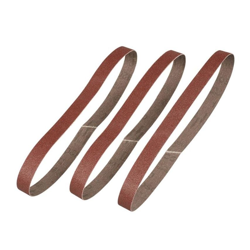 Irwin Powerfile Sanding Belt 13 X 455mm 120G Pack of 3