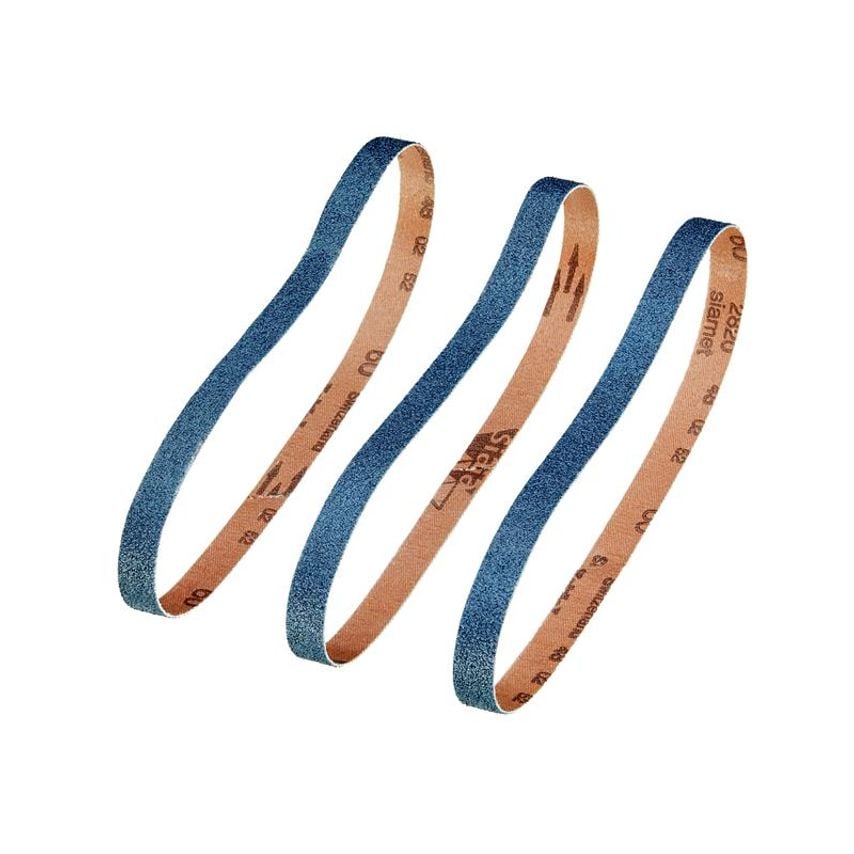 Irwin Powerfile Zirconium Sanding Belt 13 X 451mm 60G Pack of 3