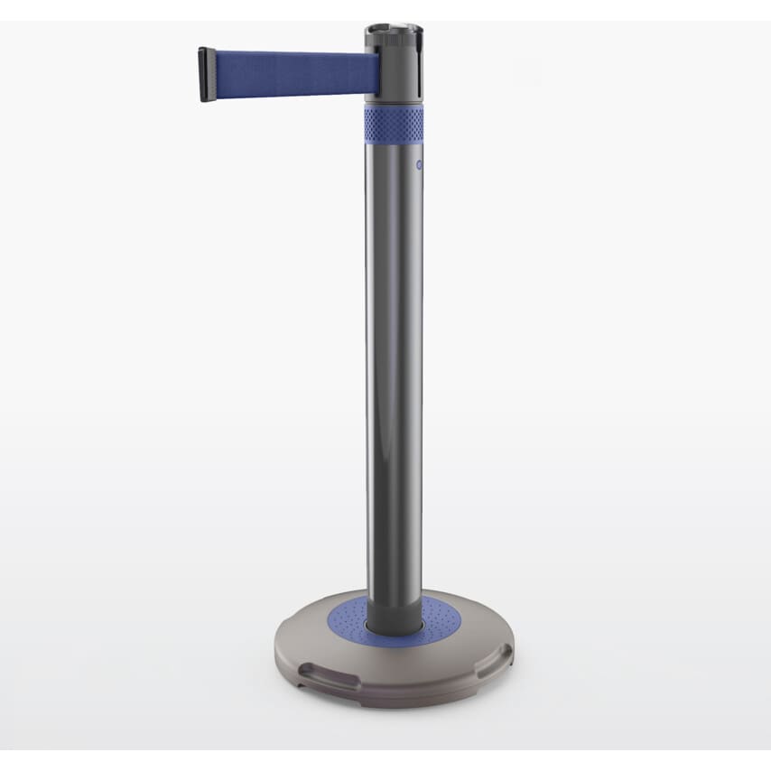 Q Post & Base, Blue TPE with Blue Webbing