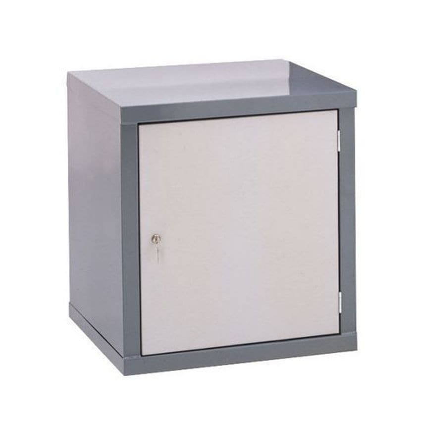 Slingsby Extra Large Cube Lockers - 600 X 600mm, 1 Compartment, Grey Door No. of