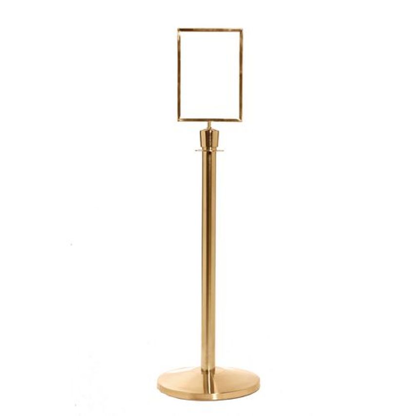 Slingsby Post and Sign Holder Description Crown Top Post Size A4 - 399899