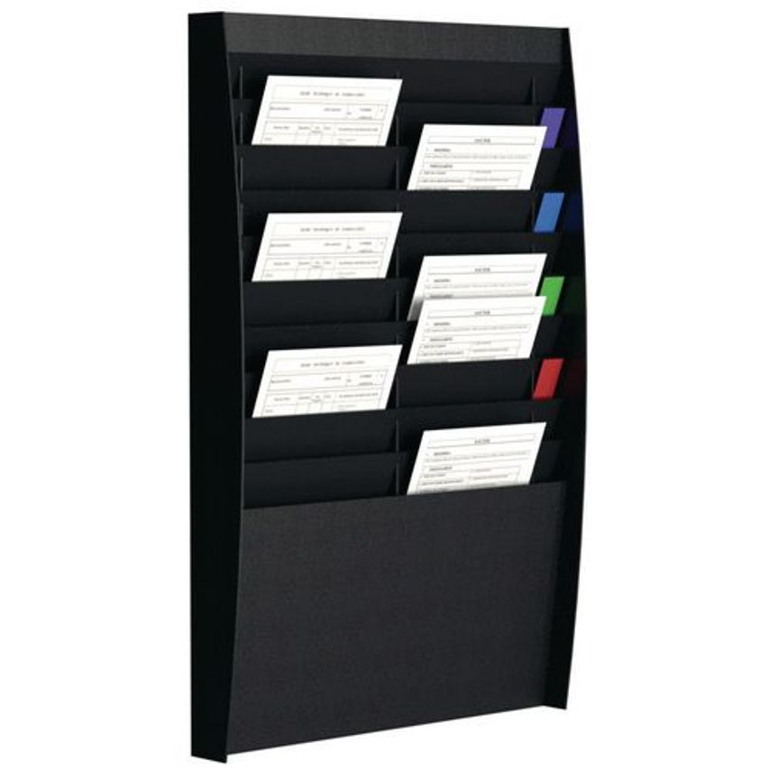 Slingsby Document Control Panels No. of Pockets 2 x 10 A4 Black