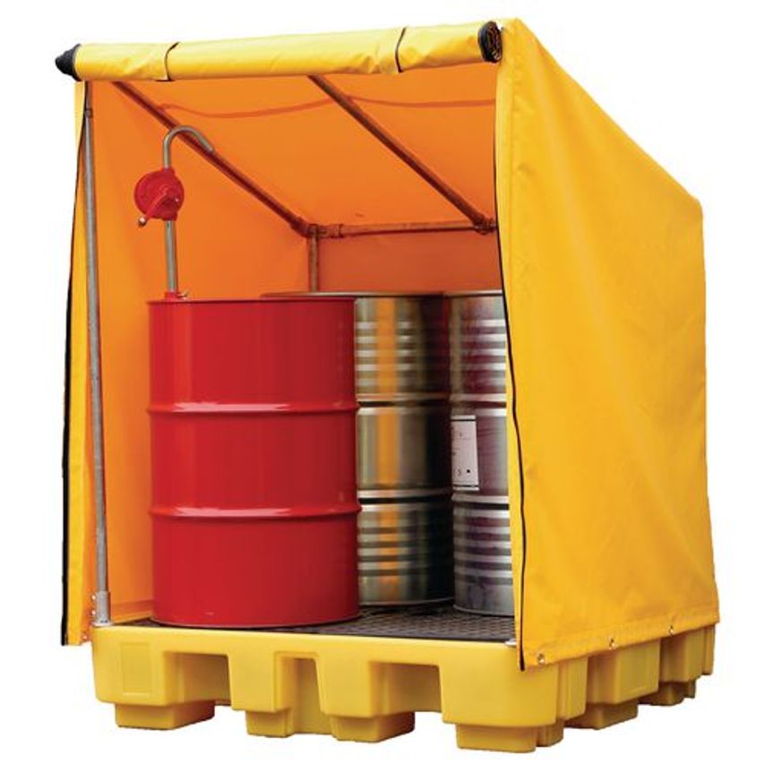 Slingsby Covered Spill Pallets Type 4 Drum Sump Cap. L 250 - 400787