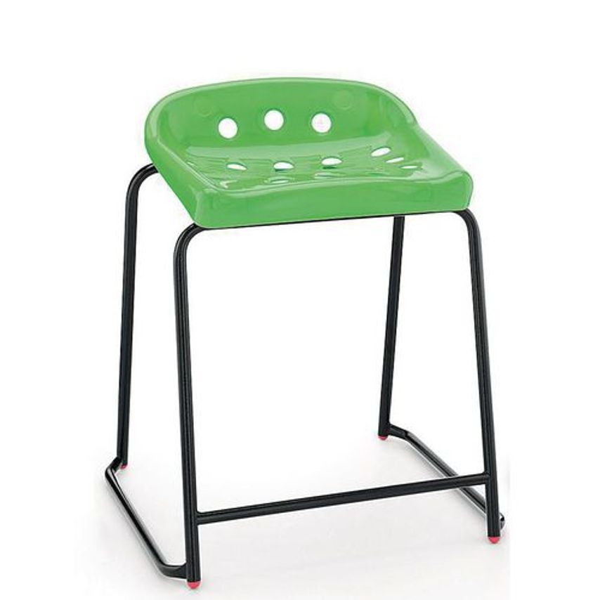 Slingsby Polypropylene Stacking Stools - Set of 4 Seat Height 525mm - 403884
